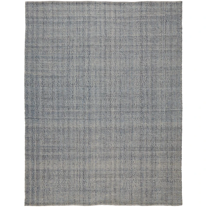 Feizy Naples Space Dyed In/Outdoor Flatweave, Dusty Blue, 8ft x 10ft Area Rug