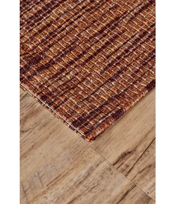 Feizy Mattison Orange/Brown 7483828F 9ft.10in. x 9ft.10in. Round Rug