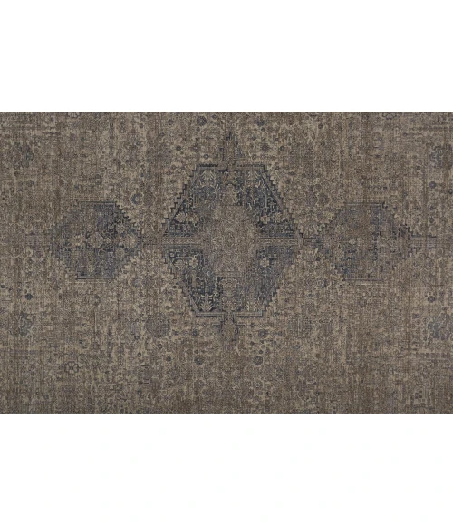 Feizy Marquette Rustic Persian Farmhouse Rug, Warm Gray/Blue, 5ft x 7ft - 2in Area Rug