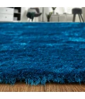 Feizy Indochine Luxury & Glam Solid, Blue/Green, 8' x 8' Round Rug