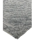 Feizy Elias Abstract Crosshatch Rug, Gray/Sage/Ice Green, 5ft x 8ft Area Rug