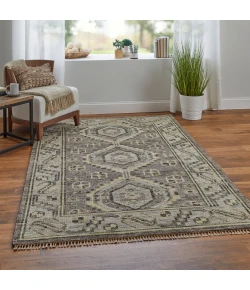 Feizy Fillmore 6943F BROWN/GRAY Area Rug 8 ft. X 8 ft. Round