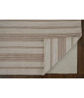 Feizy Duprine Casual Stripes, Black/White/Ivory, 10' x 14' Area Rug