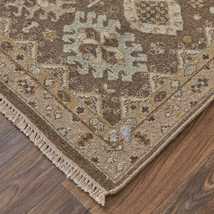 Feizy Corbitt Classic Oriental, Brown/Ivory, 2'-6" x 12' Runner