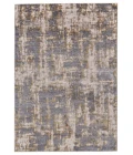 Feizy Waldor Industrial Abstract, Gray/Gold, 6'-7" x 9'-6" Area Rug