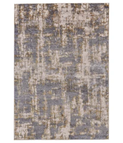 Feizy Waldor 3969F GOLD/STERLING Area Rug 8 ft. X 11 ft. Rectangle