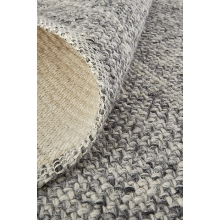 Feizy Naples Space Dyed In/Outdoor Flatweave, Charcoal Gray, 8ft x 10ft Area Rug
