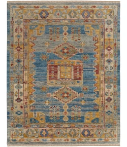 Feizy Fillmore 6944F BLUE/MULTI Area Rug 8 ft. X 8 ft. Round