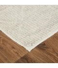 Feizy Alford Minimalist Eyelash Wool Rug, Ivory/Beige, 11ft-6in x 15ft Area Rug