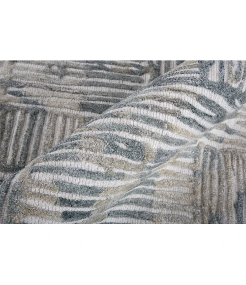Feizy Elias Casual Abstract, Green/Blue/Ivory, 2'-9" x 10' Runner