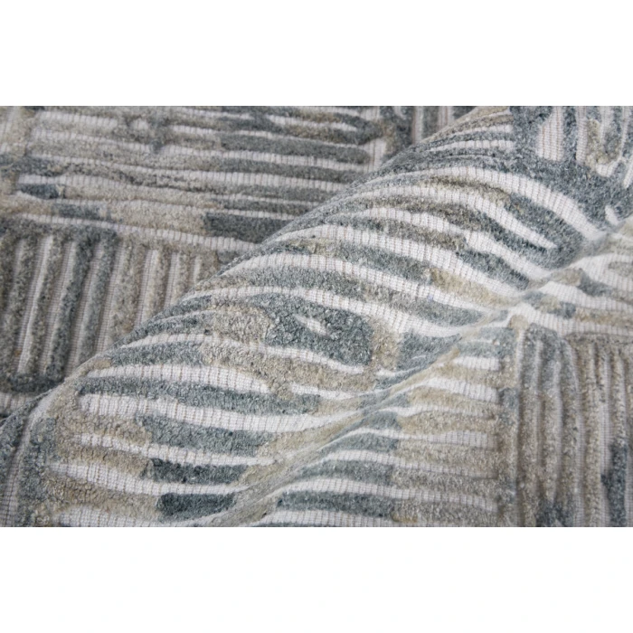 Feizy Elias Casual Abstract, Green/Blue/Ivory, 2'-9" x 8' Runner