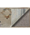 Feizy Melrose Ivory/Blue/Brown MEL39ULF 6ft.7in. x 9ft.6in. Rect. Rug