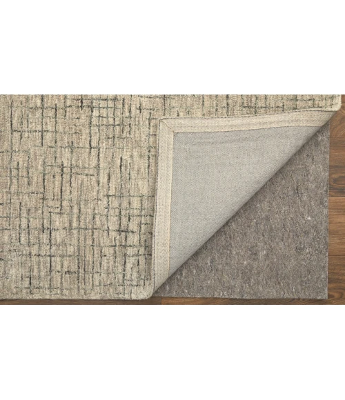 Feizy Belfort Casual Solid, Ivory/Gray/Taupe, 10' x 14' Area Rug