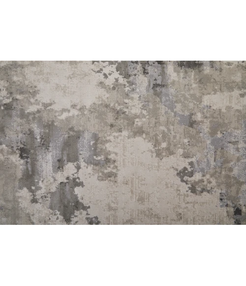 Feizy Prasad Casual Watercolor, Ivory/Gray, 8' x 11' Area Rug