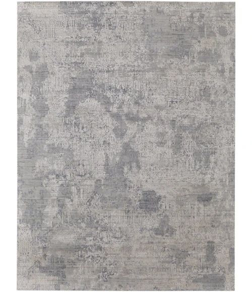 Feizy Eastfield Casual Abstract, Silver/Gray, 2'-6" x 10' Runner