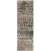 Feizy Palomar 6632F CHARCOAL Area Rug 2 ft. 6 in. X 8 ft. Runner