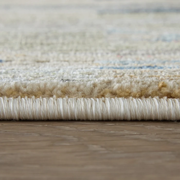 Feizy Melrose Ivory/Blue/Brown MEL39ULF 6ft.7in. x 9ft.6in. Rect. Rug
