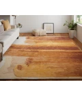 Feizy Anya Industrial Abstract, Red/Orange/Ivory, 2' x 3' Area Rug