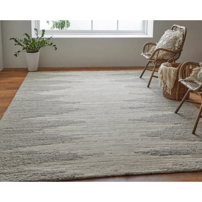 Feizy Navaro Casual Gradient & Ombre, Ivory/Tan, 2'-6" x 8' Runner