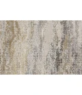 Feizy Aura Industrial Abstract, Gold/Gray/Ivory, 12' x 15' Area Rug