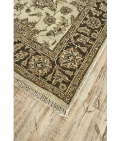 Feizy Drake Ivory/Gold/Brown 4816049F 9ft.6in. x 13ft.6in. Rect. Rug