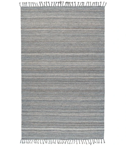 Feizy Brady Casual Stripes, Gray/Blue/Ivory, 9' x 12' Area Rug