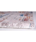 Feizy Cadiz Industrial Abstract, Gray/Red/Blue, 9'-9" x 13'-2" Area Rug