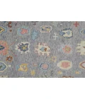 Feizy Karina Hand-Knotted Botanical Area Rug, Cool Gray/Blue, 8ft-6in x 11ft-6in