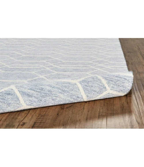 Feizy BELFORT 8777F IN BLUE/GRAY 8' x 10' Area Rug