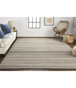 Feizy Keaton 8018F BROWN/MULTI Area Rug 5 ft. X 8 ft. Rectangle
