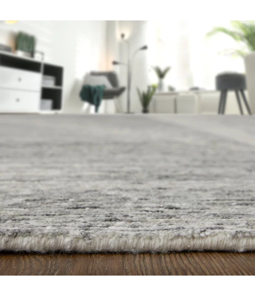 Feizy Brighton Casual Abstract, Ivory/Gray, 4' x 6' Accent Rug