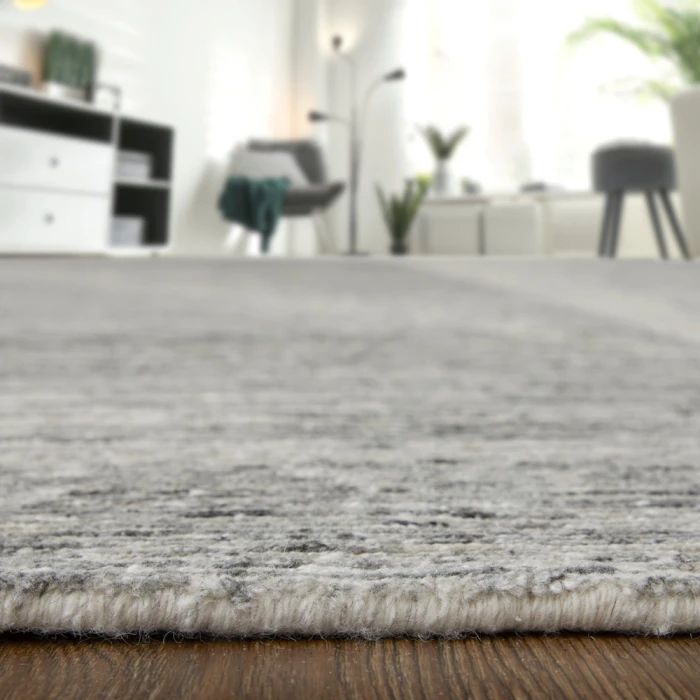 Feizy Brighton Casual Abstract, Ivory/Gray, 2'-6" x 12' Runner