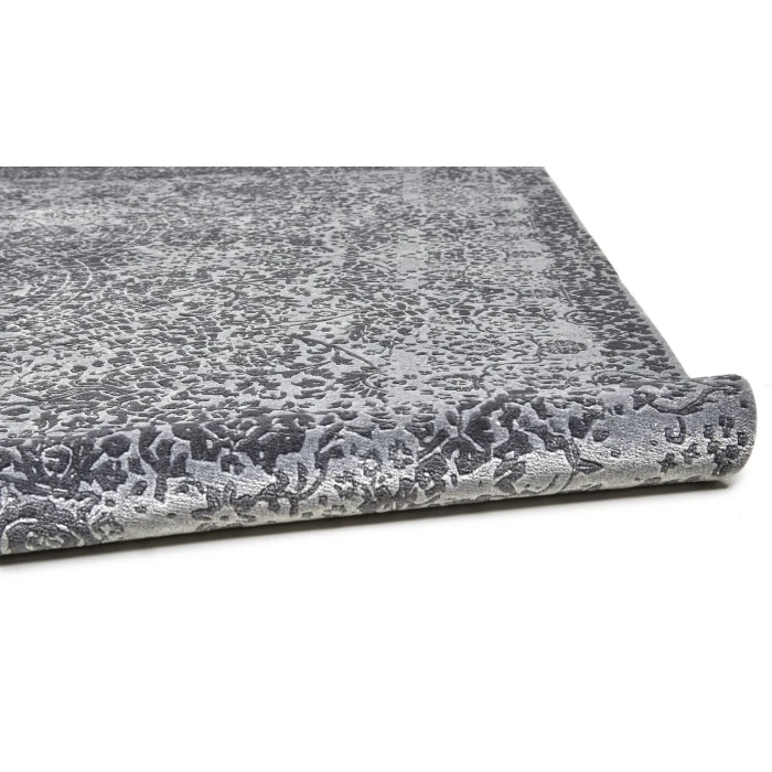 Feizy Mckinnon Gray/Silver/Blue 8816882F 9ft.6in. x 13ft.6in. Rect. Rug