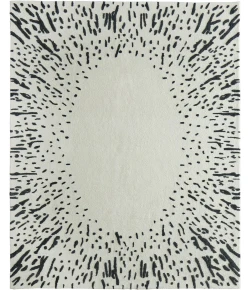 Feizy Winston Ivory/Black WNS8B06F 5ft. x 8ft. Rect. Rug