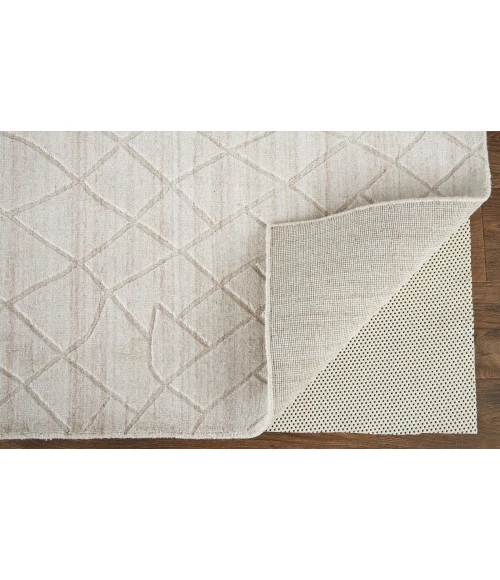 Feizy Redford Minimal Viscose Rug, Beige, 10' x 14' Area Rug