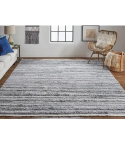 Feizy Alden 8637F CHARCOAL Area Rug 8 ft. X 10 ft. Rectangle