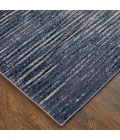 Feizy Indio Industrial Gradient & Ombre, Blue/Gray/Ivory, 2'-10" x 7'-10" Runner