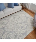 Feizy Belfort Classic Medallion, Blue/Ivory, 10' x 14' Area Rug