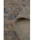 Feizy Caldwell Vintage Space Dyed Wool Rug, Blue/Orange, 10ft x 14ft Area Rug