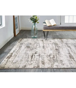 Feizy Parker SILVER/BEIGE PRK3719F 9 ft. X 12 ft. Rectangle Rug