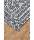 Feizy Parker Mid-Century Modern Geometric, Blue/Ivory, 4' x 6' Accent Rug