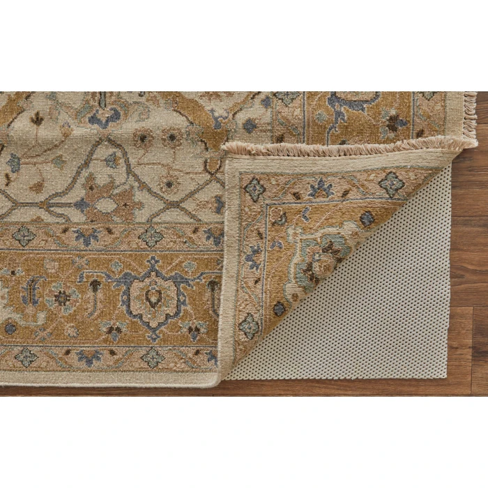 Feizy Corbitt Classic Oriental, Ivory/Gold, 2'-6" x 12' Runner