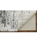 Feizy Coda Industrial Abstract, Black/White, 2' x 3' Accent Rug