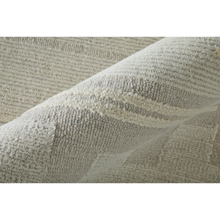Feizy Winston Gray/Ivory WNS8B01F 2ft. x 3ft. Rect. Rug