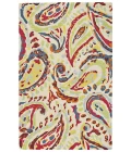 Feizy Liana Casual Abstract, Red/Green/Ivory, 12' x 15' Area Rug