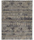 Feizy Palomar Luxe Hand-Knot Abstract Accent Rug, Gray/Denim Blue, 2ft x 3ft