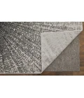 Feizy Micah Mid-Century Modern Abstract, Ivory/Gray/Blue, 1'-8" x 2'-10" Accent Rug
