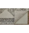 Feizy Kano Classic Distressed, Ivory/Taupe/Gray, 5'-3" x 7'-6" Area Rug