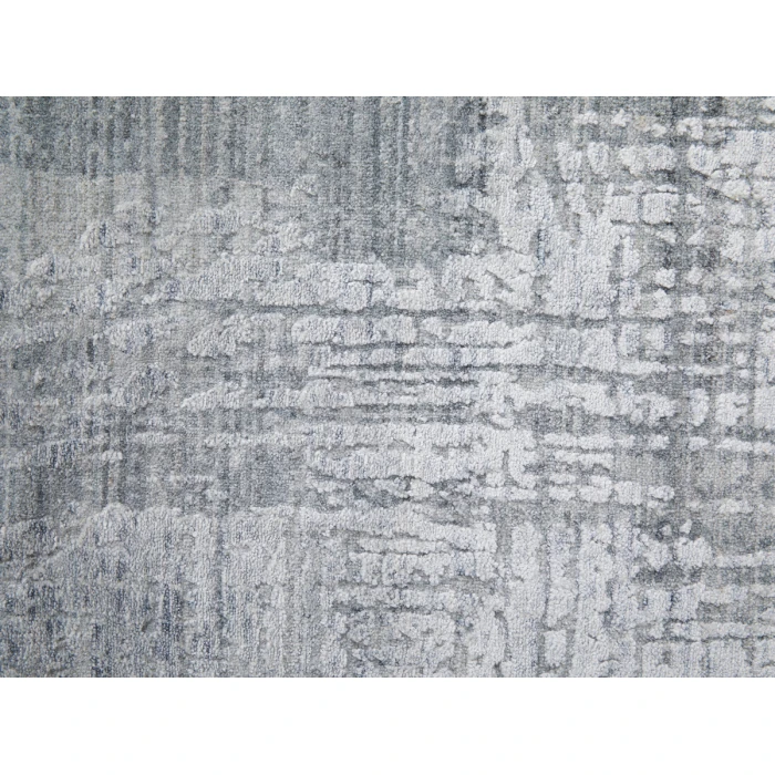 Feizy Eastfield Casual Abstract, Blue/Silver, 2'-6" x 8' Runner