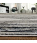 Feizy Micah Scandinavian Diamond, Black/Silver/Taupe, 9'-2" x 12' Area Rug